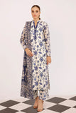 SOO KAMAL 3PC Printed Lawn Suit with Patch Work – Elegant Summer Collection