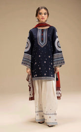 JAZMINE 3PC LAWN UNSTITCHED EMBROIDERED
Code:4015