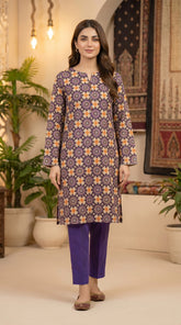 RIWAQ - 2PCS PRINTED UNSTITCHED LAWN SUIT #RWQ096