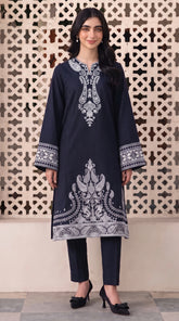 RIWAQ - 2PCS EMBROIDERED UNSTITCHED DHANAK SUIT #RWQ2142