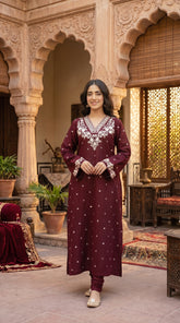 RIWAQ - 2PCS EMBROIDERED UNSTITCHED LAWN SUIT #RWQ068