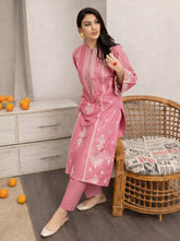 RIWAQ - 2PCS EMBROIDERED UNSTITCHED LAWN SUIT #RWQ001