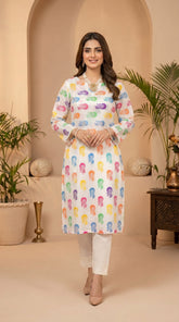 RIWAQ - 2PCS PRINTED UNSTITCHED LAWN SUIT #RWQ095