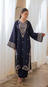 RIWAQ - 2PCS EMBROIDERED UNSTITCHED LAWN SUIT #RWQ105