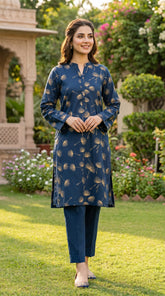 RIWAQ - 2PCS PRINTED UNSTITCHED LAWN SUIT #RWQ099