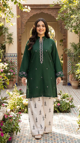 RIWAQ - 2PCS EMBROIDERED UNSTITCHED LAWN SUIT #RWQ087