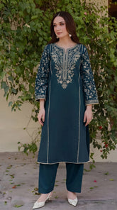 RIWAQ - 2PCS EMBROIDERED UNSTITCHED LAWN SUIT #RWQ118