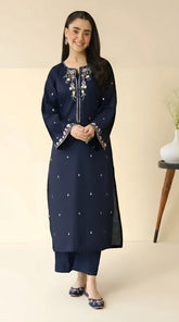 RIWAQ - 2PCS EMBROIDERED UNSTITCHED LAWN SUIT #RWQ116