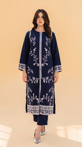 RIWAQ - 2PCS EMBROIDERED UNSTITCHED DHANAK SUIT #RWQ2136