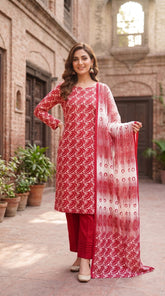 RIWAQ - 3PCS UNSTITCHED PREMIUM LAWN SUIT #RWQ316