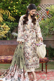 ANEELAS 3PC Printed Lawn Suit with Patch Work – Elegant Summer Collection