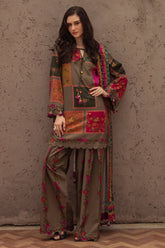 RIWAQ - 3PCS UNSTITCHED PREMIUM LAWN SUIT #RWQ042