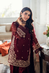 AZURE 3PC LAWN UNSTITCHED EMBROIDERED
Code:4017
