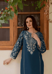 RIWAQ - 2PCS EMBROIDERED UNSTITCHED LAWN SUIT #RWQ118