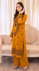 RIWAQ - 2PCS EMBROIDERED UNSTITCHED LAWN SUIT #RWQ127