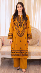 RIWAQ - 2PCS EMBROIDERED UNSTITCHED LAWN SUIT #RWQ127