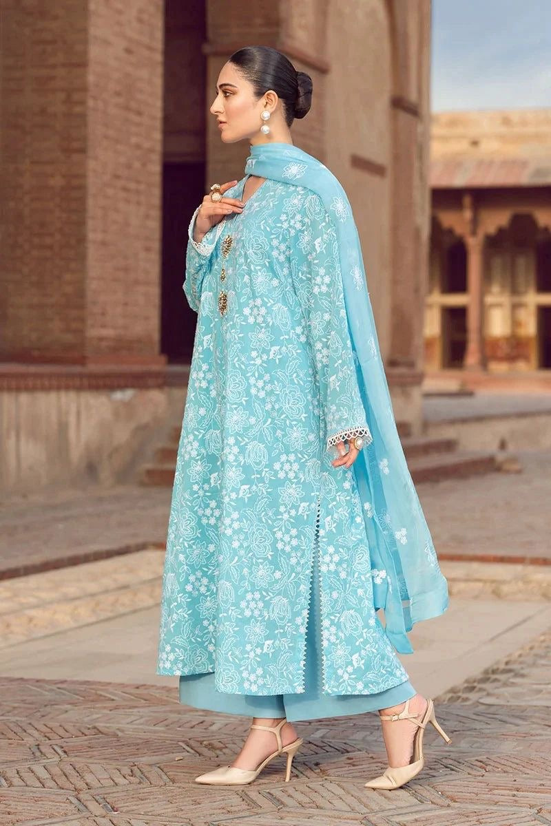 BREEZE LAWN 3PC EMBROIDERED UNSTITCHED D#1108