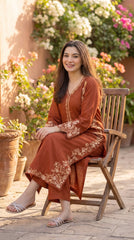 RIWAQ - 2PCS EMBROIDERED UNSTITCHED LAWN SUIT #RWQ120