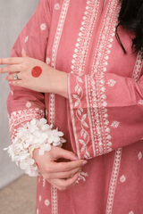 RIWAQ - 2PCS EMBROIDERED UNSTITCHED LAWN SUIT #RWQ001