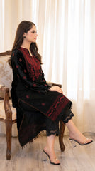 RIWAQ - 2PCS EMBROIDERED UNSTITCHED LAWN SUIT #RWQ126