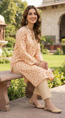 RIWAQ - 2PCS PRINTED UNSTITCHED LAWN SUIT #RWQ092