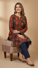 RIWAQ - 2PCS PRINTED UNSTITCHED LAWN SUIT #RWQ094
