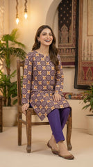 RIWAQ - 2PCS PRINTED UNSTITCHED LAWN SUIT #RWQ096
