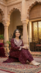 RIWAQ - 2PCS EMBROIDERED UNSTITCHED LAWN SUIT #RWQ068
