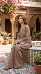 RIWAQ - 2PCS EMBROIDERED UNSTITCHED LAWN SUIT #RWQ078
