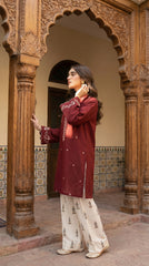 RIWAQ - 2PCS EMBROIDERED UNSTITCHED LAWN SUIT #RWQ089