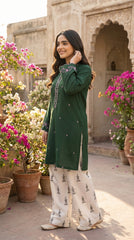 RIWAQ - 2PCS EMBROIDERED UNSTITCHED LAWN SUIT #RWQ087