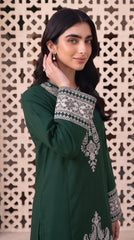 RIWAQ - 2PCS EMBROIDERED UNSTITCHED DHANAK SUIT #RWQ2143