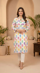 RIWAQ - 2PCS PRINTED UNSTITCHED LAWN SUIT #RWQ095