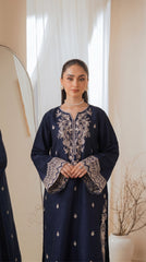 RIWAQ - 2PCS EMBROIDERED UNSTITCHED DHANAK SUIT #RWQ2105
