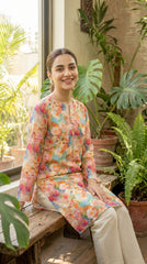 RIWAQ - 2PCS PRINTED UNSTITCHED LAWN SUIT #RWQ090