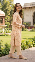 RIWAQ - 2PCS PRINTED UNSTITCHED LAWN SUIT #RWQ092