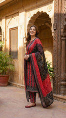 RIWAQ - 3PCS UNSTITCHED PREMIUM LAWN SUIT #RWQ039