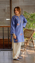 RIWAQ - 2PCS EMBROIDERED UNSTITCHED DHANAK SUIT #RWQ2108