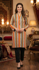 RIWAQ - 2PCS PRINTED UNSTITCHED LAWN SUIT #RWQ101