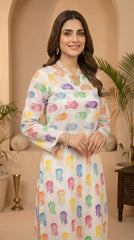 RIWAQ - 2PCS PRINTED UNSTITCHED LAWN SUIT #RWQ095