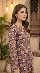 RIWAQ - 2PCS PRINTED UNSTITCHED LAWN SUIT #RWQ096