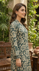 RIWAQ - 2PCS PRINTED UNSTITCHED LAWN SUIT #RWQ097