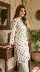 RIWAQ - 2PCS PRINTED UNSTITCHED LAWN SUIT #RWQ102