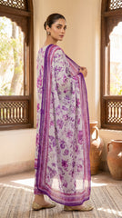 RIWAQ - 3PCS UNSTITCHED PREMIUM LAWN SUIT #RWQ032