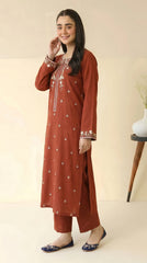 RIWAQ - 2PCS EMBROIDERED UNSTITCHED LAWN SUIT #RWQ115