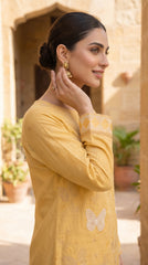 RIWAQ - 2PCS EMBROIDERED UNSTITCHED LAWN SUIT #RWQ114