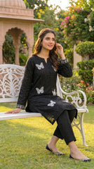 RIWAQ - 2PCS EMBROIDERED UNSTITCHED LAWN SUIT #RWQ119