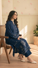 RIWAQ - 2PCS EMBROIDERED UNSTITCHED DHANAK SUIT #RWQ2125