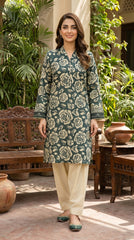 RIWAQ - 2PCS PRINTED UNSTITCHED LAWN SUIT #RWQ097