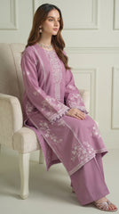 RIWAQ - 2PCS EMBROIDERED UNSTITCHED DHANAK SUIT #RWQ2134